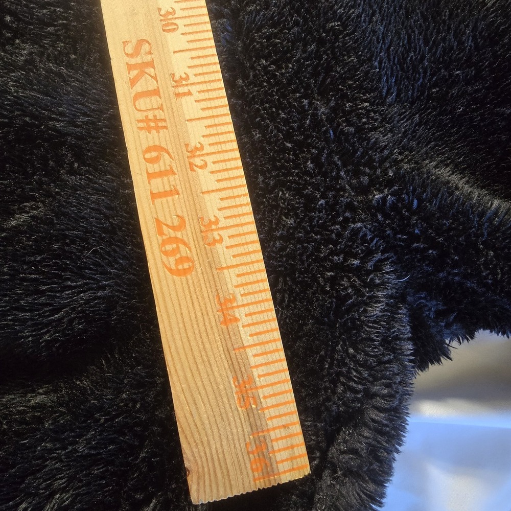 Gorilla One Piece Costume Union Suit Faux Fur Hooded Adult XL Worn 1 Time - Picture 7 of 8